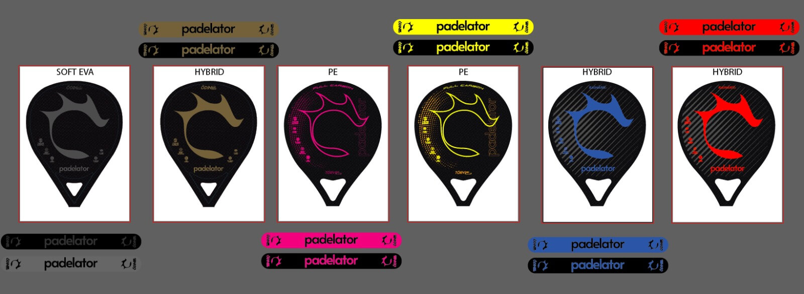Comparison of padel rackets