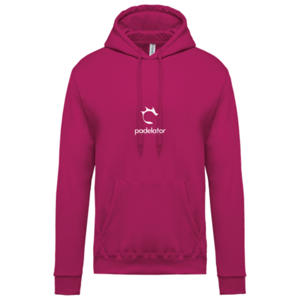 SUDADERA CAPUCHA UNISEX FUCSIA